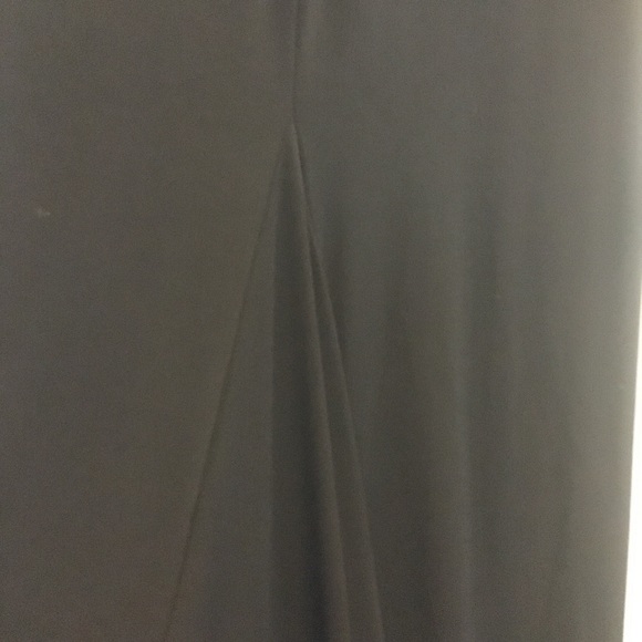 Black Ball Gown with Gold Lace Cutouts Size M - Picture 8 of 9